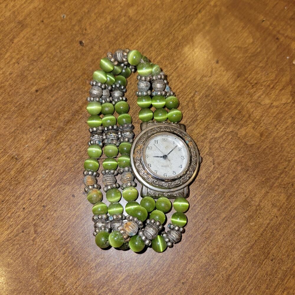 Women's Watch‎ - Natural Stone Bracelet, Quartz, Japan Movt. Not Tested